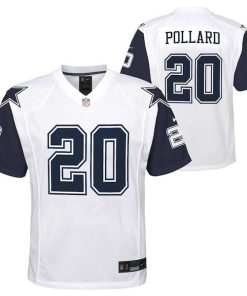 Tony Pollard Dallas Cowboys Nike Youth Alternate Game Jersey - White