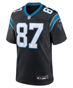 Alternative view of Matt Landers Carolina Panthers Nike Game Jersey - Black