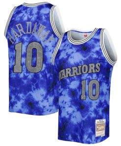 Tim Hardaway Golden State Warriors 1990/91 Galaxy Swingman Jersey - Blue