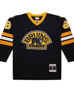 Alternative view of David Pastrnak Boston Bruins 2014-15 Power Play Jersey - Black