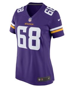 Alternative view of Henry Byrd Minnesota Vikings Nike Women's Team Game Jersey -  Purple