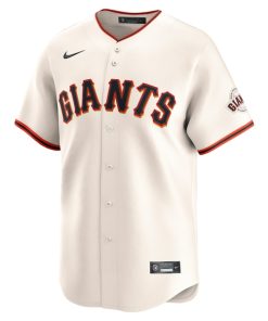 Alternative view of Logan Webb San Francisco Giants Nike Home Limited Player Jersey - Cream
