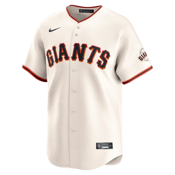 Logan Webb San Francisco Giants Nike Home Limited Player Jersey - Cream - Image 2