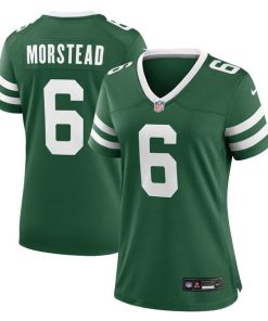 Alternative view of Thomas Morstead New York Jets Nike Women's Team Game Jersey - Legacy Green