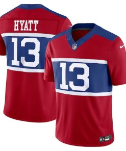Jalin Hyatt New York Giants Nike Alternate Vapor F.U.S.E. Limited Jersey - Century Red