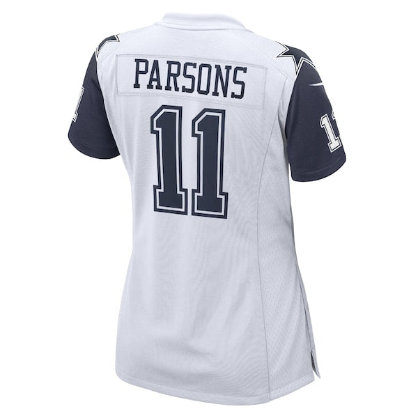 Micah Parsons Dallas Cowboys Nike Women's Alternate Game Jersey - White/Navy - Image 4