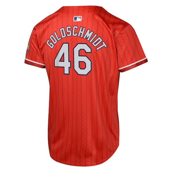 Paul Goldschmidt St. Louis Cardinals Nike Youth 2024 City Connect Limited Player Jersey - Red - Image 3