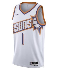 Alternative view of Devin Booker Phoenix Suns Nike Unisex Swingman Jersey - Association Edition - White