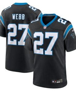 Sam Webb Carolina Panthers Nike Team Game Jersey -  Black