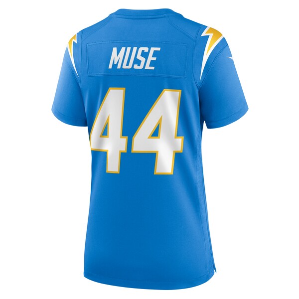 Tanner Muse Los Angeles Chargers Nike Women's Team Game Jersey - Powder Blue - Image 3