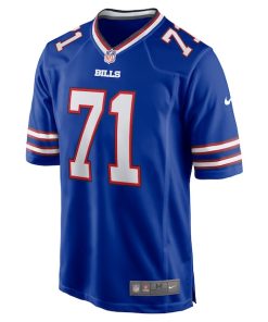 Alternative view of Quinton Jefferson Buffalo Bills Nike  Game Jersey -  Royal