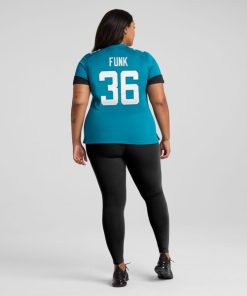 Alternative view of Jake Funk Jacksonville Jaguars Nike Women's Team Game Jersey -  Teal