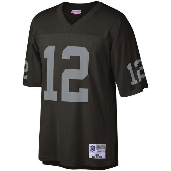 Ken Stabler Las Vegas Raiders Legacy Replica Jersey - Black - Image 2