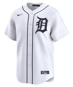 Alternative view of Detroit Tigers Nike Home Limited Custom Jersey - White