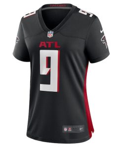 Alternative view of Michael Penix Jr. Atlanta Falcons Nike Women's Game Jersey -  Black