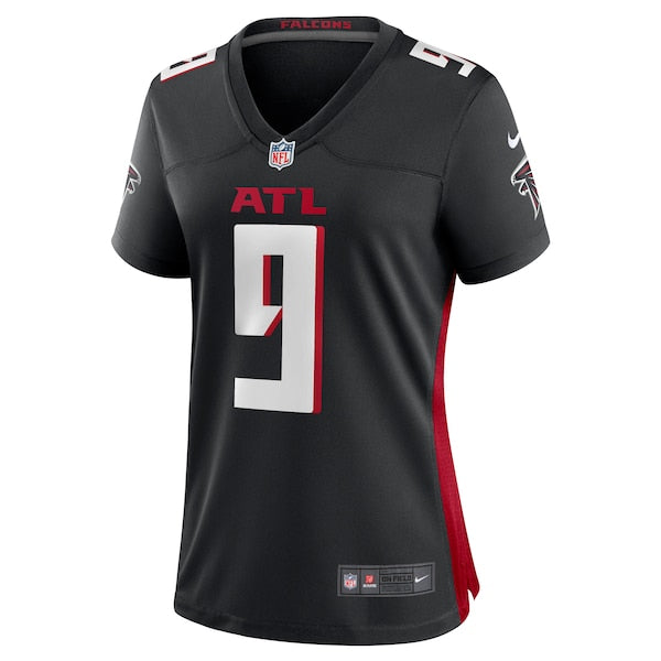 Michael Penix Jr. Atlanta Falcons Nike Women's Game Jersey - Black - Image 2