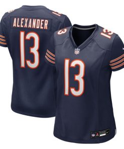 Alternative view of Maurice Alexander Chicago Bears Nike Women's Team Game Jersey -  Navy