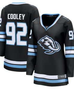 Logan Cooley Utah Mammoth  Women's Home Breakaway Jersey - Black