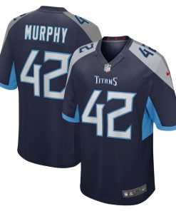 Caleb Murphy Tennessee Titans Nike Team Game Jersey -  Navy