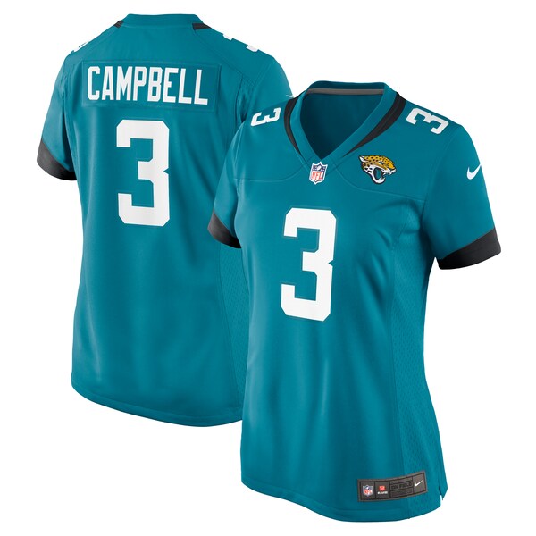 Tyson Campbell Jacksonville Jaguars Nike Women's Game Jersey - Teal