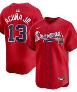 Ronald Acu?a Jr. Atlanta Braves Nike Alternate Limited Player Jersey?¨C Red