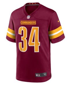 Alternative view of Christian Holmes Washington Commanders Nike Player Game Jersey - Burgundy