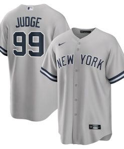 Aaron Judge New York Yankees Nike Big & Tall Road Replica Player Jersey?¨C Gray