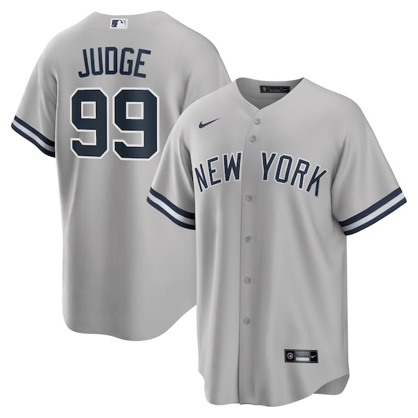 Aaron Judge New York Yankees Nike Big & Tall Road Replica Player Jersey?ยจC Gray