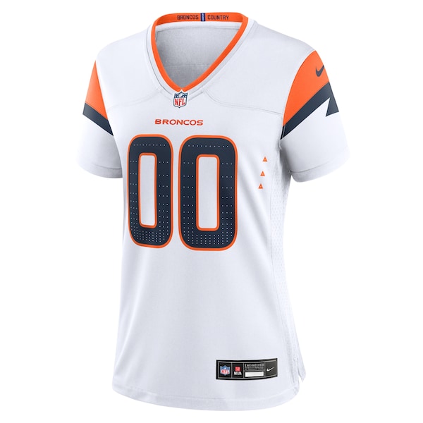 Denver Broncos Nike Women's Custom Game Jersey - White - Image 2