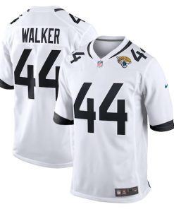Travon Walker Jacksonville Jaguars Nike Player Game Jersey - White/Black/Teal
