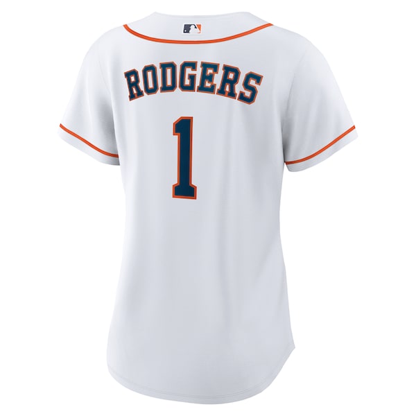 Brendan Rodgers Houston Astros Nike Women's Home Replica Jersey - White - Image 3