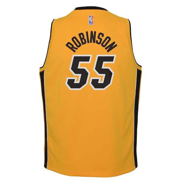 Duncan Robinson Miami Heat Nike Youth 2020/21 Swingman Player Jersey Trophy Gold - Earned Edition - Image 3