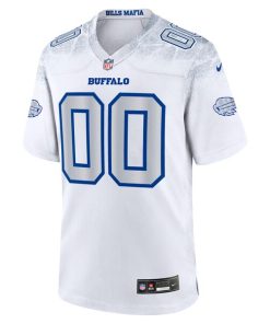 Alternative view of Buffalo Bills Nike 2025 Rivalries Collection Custom Game Jersey - White