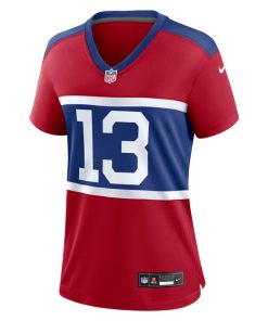 Alternative view of Jalin Hyatt New York Giants Nike Women's Alternate Player Game Jersey - Century Red