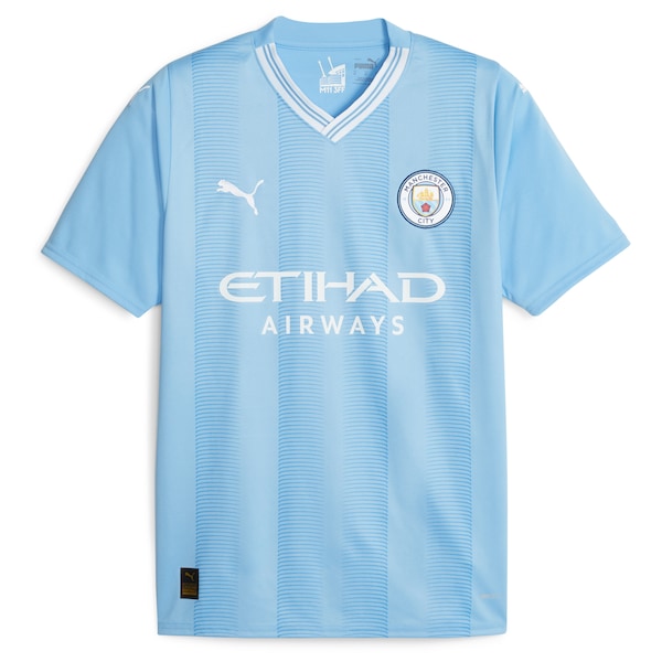 Manchester City Puma 2023/24 Home Replica Jersey - Sky Blue - Image 2