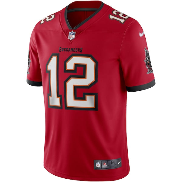 Tom Brady Tampa Bay Buccaneers Nike Vapor Limited Jersey - Red/Pewter - Image 3