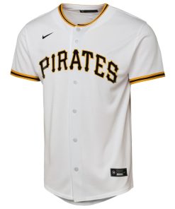 Alternative view of Pittsburgh Pirates Nike Youth Home Replica Jersey - White