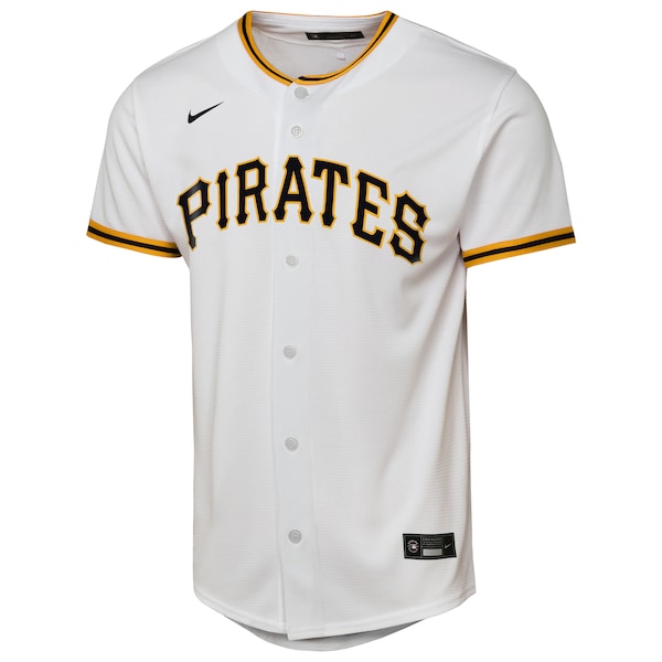 Pittsburgh Pirates Nike Youth Home Replica Jersey - White - Image 2