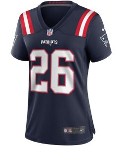 Alternative view of Sony Michel New England Patriots Nike Women's Game Jersey - Navy