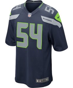 Alternative view of Bobby Wagner Seattle Seahawks Nike Game Jersey - College Navy