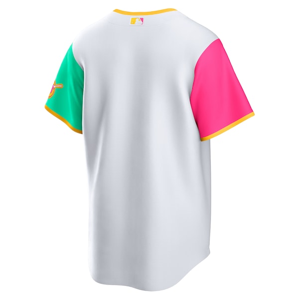San Diego Padres Nike 2022 City Connect Replica Team Jersey - White - Image 3