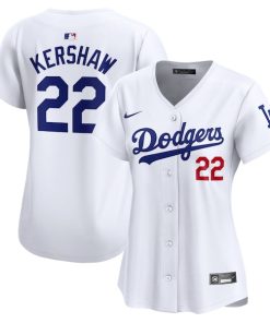 Clayton Kershaw Los Angeles Dodgers Nike Women's Home Limited Player Jersey - White