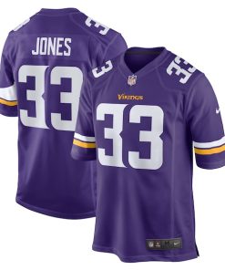 Aaron Jones Minnesota Vikings Nike  Game Jersey -  Purple