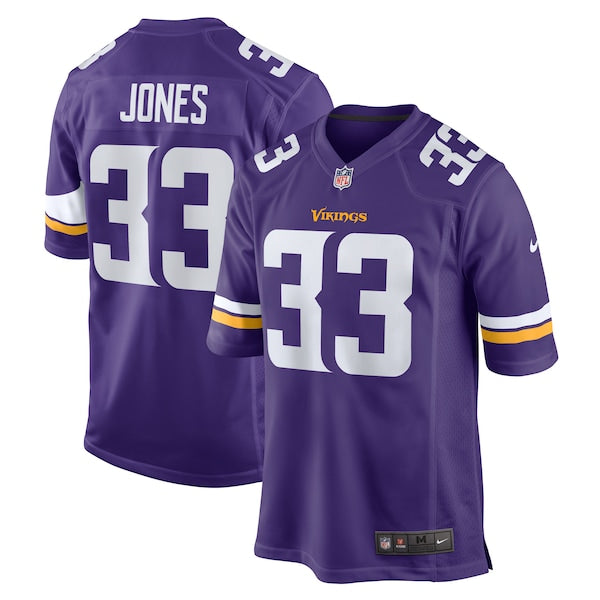 Aaron Jones Minnesota Vikings Nike Game Jersey - Purple