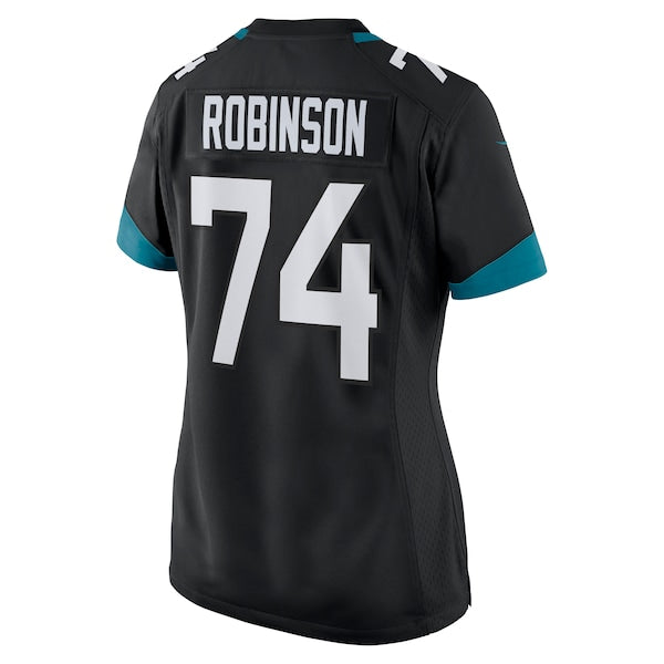 Cam Robinson Jacksonville Jaguars Nike Women's Game Jersey - Black/Teal - Image 4