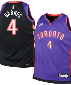 Scottie Barnes Toronto Raptors Nike Youth 2024/25 Swingman Jersey - Purple - Classic Edition
