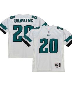 Brian Dawkins Philadelphia Eagles 1996 Authentic Throwback Retired Player Jersey - White/Black