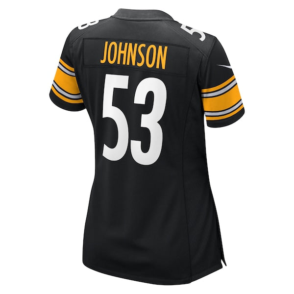 Kyron Johnson Pittsburgh Steelers Nike Women's Game Jersey - Black - Image 3