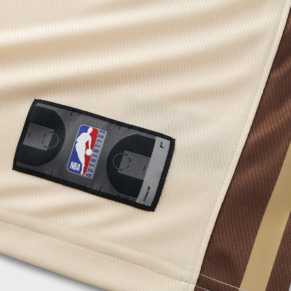 Stephen Curry Golden State Warriors 2025/26 City Edition Fast Break Jersey - Tan - Image 8