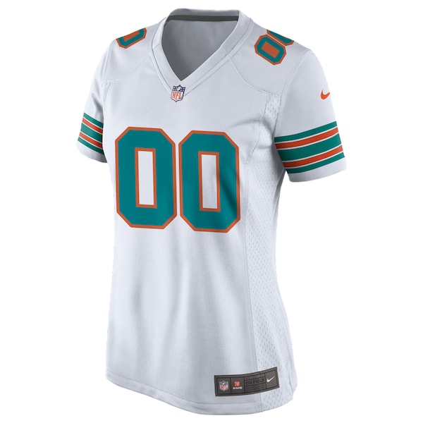 Miami Dolphins Nike Women's Alternate Custom Game Jersey - White - Image 2